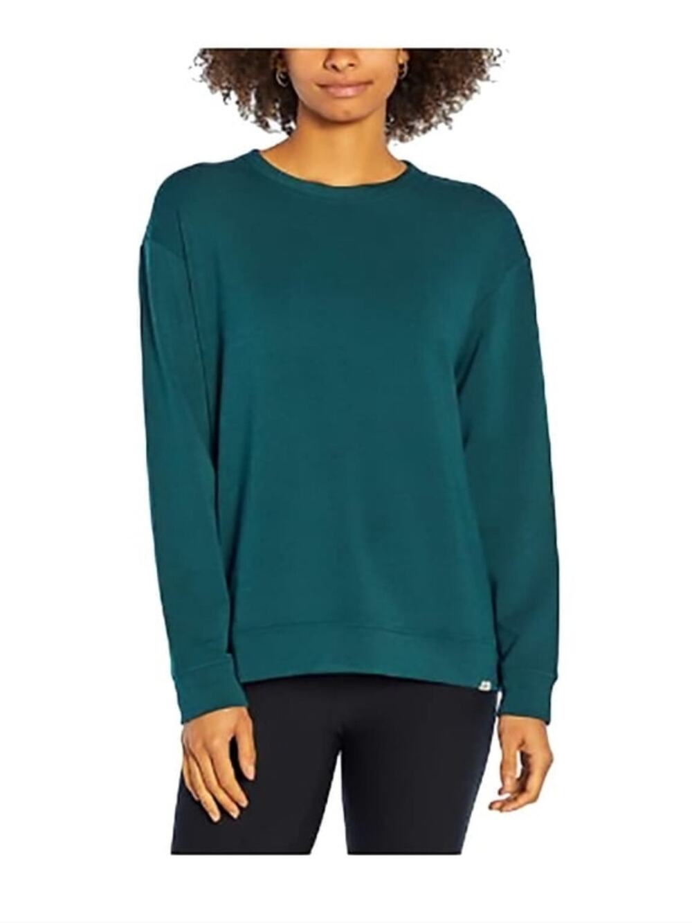 Orvis Ultrasoft Modal Blend Teal Crewneck Sweatshirt Pullover XL